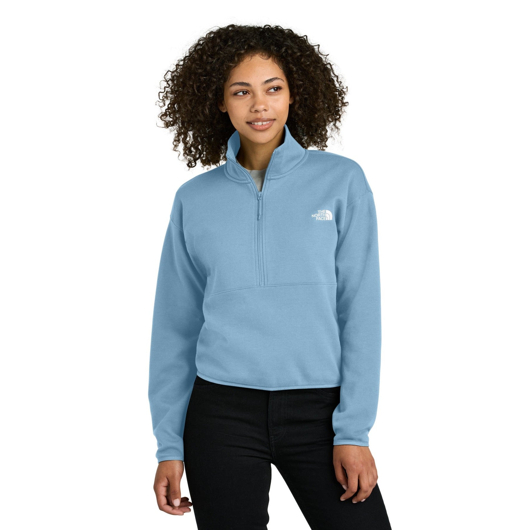 The North Face-The North Face® Women's Double-Knit 1/2-Zip Fleece NF0A8C5H-MedTech-3